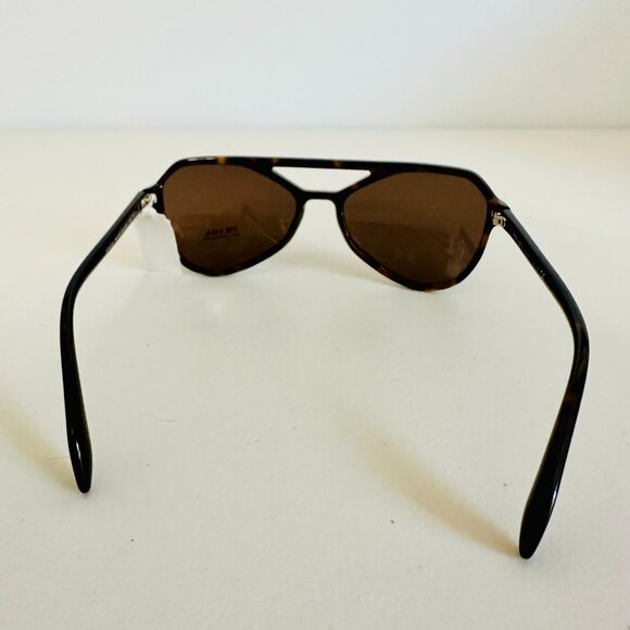 PRADA TORTOISE SHELL SUNGLASSES SPR22R 2AU-8C1 100% UV PROTECTION MADE IN ITALY main image 4